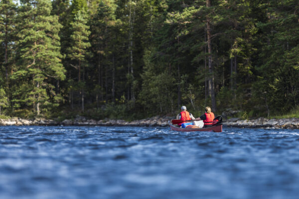 Kanadiertour auf dem Stora Gla in Värmland