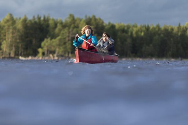 Paddeln mit dem Kanadier im Naturreservat Glaskogen