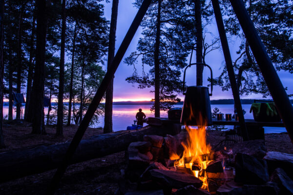 Kanadiertour auf dem Stora Gla in Värmland