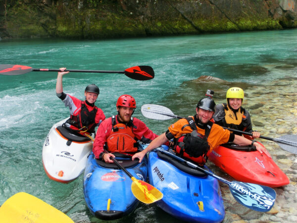Wildwasser-Kajak Soča (Slowenien) oder Salza (Österreich)